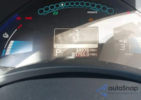 2016 Nissan Leaf Sv z USA, uszkodzony, nr VIN 1N4BZ0CP8GC311925